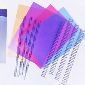 School supplies on white background